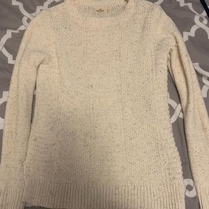 Hollister cream sweater